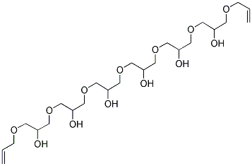 HEXAGLYCERINE DIALLYL ETHER Struktur