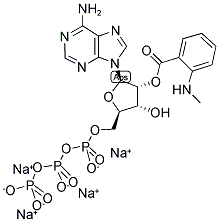 2'-(N-METHYLANTHRANILOYL)ADENOSINE TRIPHOSPHATE, SODIUM SALT Struktur