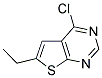 4-CHLORO-6-ETHYLTHIENO[2,3-D]PYRIMIDINE Struktur