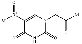 (5-NITRO-2,4-DIOXO-3,4-DIHYDRO-2 H-PYRIMIDIN-1-YL)-ACETIC ACID Struktur