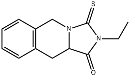 2-ETHYL-3-THIOXO-2,3,10,10A-TETRAHYDROIMIDAZO[1,5-B]ISOQUINOLIN-1(5H)-ONE Struktur