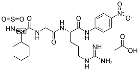 MESO2-D-CHG-GLY-ARG-PNA ACOH Struktur