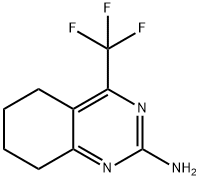 2-AMINO-4-TRIFLUOROMETHYL-5,6,7,8-TETRAHYDROQUINAZOLINE Struktur