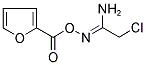 2-CHLORO-N'-[(2-FURYLCARBONYL)OXY]ETHANIMIDAMIDE Struktur