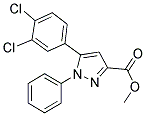 METHYL 5-(3,4-DICHLOROPHENYL)-1-PHENYL-1H-PYRAZOLE-3-CARBOXYLATE Struktur