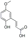 3-(2-HYDROXY-5-METHOXY-PHENYL)-ACRYLIC ACID Struktur