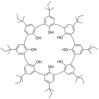 4-TERT-AMYLCALIX[8]ARENE Struktur