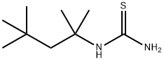 N-(1,1,3,3-TETRAMETHYLBUTYL)THIOUREA Struktur