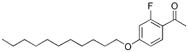 2'-FLUORO-4'-UNDECYLOXYACETOPHENONE Struktur