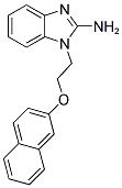 1-[2-(2-NAPHTHYLOXY)ETHYL]-1H-BENZIMIDAZOL-2-AMINE Struktur