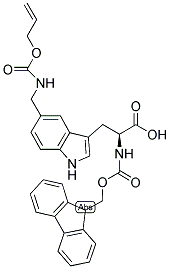 FMOC-L-TRP(5-CH2NH-ALLOC) Struktur