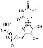 5-FLUOROURIDINE 5'-MONOPHOSPHATE, DIAMMONIUM SALT Struktur