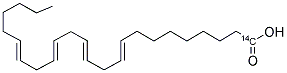 TETRACOSATETRAENOIC ACID 9,12,15,18- (24:4,N-6), [1-14C] Struktur