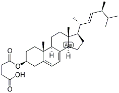 5,7,22-CHOLESTATRIEN-24-BETA-METHYL-3-BETA-OL-HEMISUCCINATE Struktur