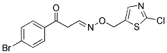 3-(4-BROMOPHENYL)-3-OXOPROPANAL O-[(2-CHLORO-1,3-THIAZOL-5-YL)METHYL]OXIME Struktur