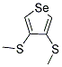 3,4-BIS(METHYLSULFANYL)SELENOPHENE Struktur