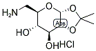 6-AMINO-6-DEOXY-1,2-O-ISOPROPYLIDENE-ALPHA-D-GLUCOPYRANOSE HYDROCHLORIDE Struktur