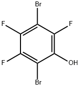 2,5-DIBROMO-3,4,6-TRIFLUOROPHENOL Struktur