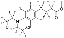 CHLORAMBUCIL, [3H(G)] Struktur