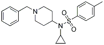 N-(1-BENZYLPIPERIDIN-4-YL)-N-CYCLOPROPYL-4-METHYLBENZENESULPHONAMIDE Struktur