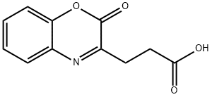 3-(2-CARBOXYETHYL)-2H-1,4-BENZOXAZINE-2-ONE Struktur