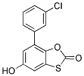 7-(3-CHLORO-PHENYL)-5-HYDROXY-BENZO[1,3]OXATHIOL-2-ONE Struktur