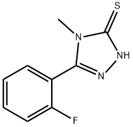 5-(2-FLUOROPHENYL)-4-METHYL-4H-1,2,4-TRIAZOLE-3-THIOL Struktur