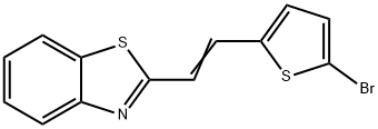 2-[2-(5-BROMO-2-THIENYL)VINYL]-1,3-BENZOTHIAZOLE Struktur