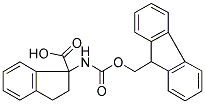 N-FMOC-DL-1-AMINOINDANE-1-CARBOXYLIC ACID Struktur