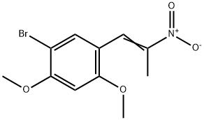 5-BROMO-2,4-DIMETHOXY-BETA-METHYLNITROSTYRENE Struktur