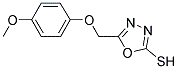 5-(4-METHOXY-PHENOXYMETHYL)-[1,3,4]OXADIAZOLE-2-THIOL Struktur