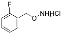 1-[(AMMONIOOXY)METHYL]-2-FLUOROBENZENE CHLORIDE Structure