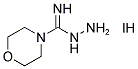 MORPHOLINE-4-CARBOXIMIDOHYDRAZIDE HYDROIODIDE Struktur