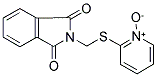 2-([(1,3-DIOXO-1,3-DIHYDRO-2H-ISOINDOL-2-YL)METHYL]THIO)PYRIDINIUM-1-OLATE Struktur