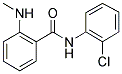 N-(2-CHLOROPHENYL)-2-(METHYLAMINO)BENZAMIDE Struktur