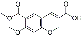 3-[2,4-DIMETHOXY-5-(METHOXYCARBONYL)PHENYL]ACRYLIC ACID Struktur