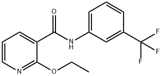 2-ETHOXY-N-[3-(TRIFLUOROMETHYL)PHENYL]NICOTINAMIDE Struktur