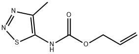 ALLYL N-(4-METHYL-1,2,3-THIADIAZOL-5-YL)CARBAMATE Struktur