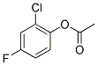 2-CHLORO-4-FLUOROPHENYL ACETATE Struktur