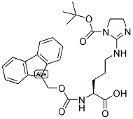 FMOC-L-ORN(2-(1-BOC)DIHYDROIMIDAZOLINYL) Struktur