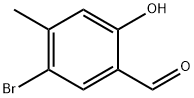 5-BROMO-2-HYDROXY-4-METHYL-BENZALDEHYDE Struktur