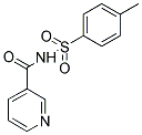 N-[(4-METHYLPHENYL)SULFONYL]NICOTINAMIDE Struktur