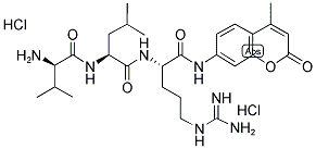 H-D-VAL-LEU-ARG-AMC 2HCL Struktur