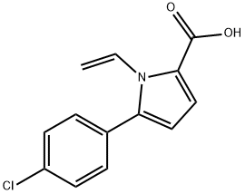 5-(4-CHLORO-PHENYL)-1-VINYL-1 H-PYRROLE-2-CARBOXYLIC ACID Struktur