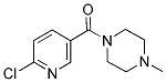 (6-CHLORO-PYRIDIN-3-YL)-(4-METHYL-PIPERAZIN-1-YL)-METHANONE Struktur