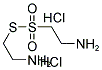 2-AMINOETHYL 2-AMINOETHANETHIOSULFONATE, DIHYDROCHLORIDE Struktur