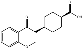 CIS-4-[2-(2-METHOXYPHENYL)-2-OXOETHYL]CYCLOHEXANE-1-CARBOXYLIC ACID Struktur