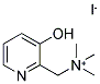 (3-HYDROXYPYRIDIN-2-YL)-N,N,N-TRIMETHYLMETHANAMINIUM IODIDE Struktur