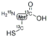 L-CYSTEINE (U-13C3, 15N) Struktur