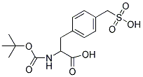 BOC-D, L-PHE(4-CH2-SO3H) Struktur